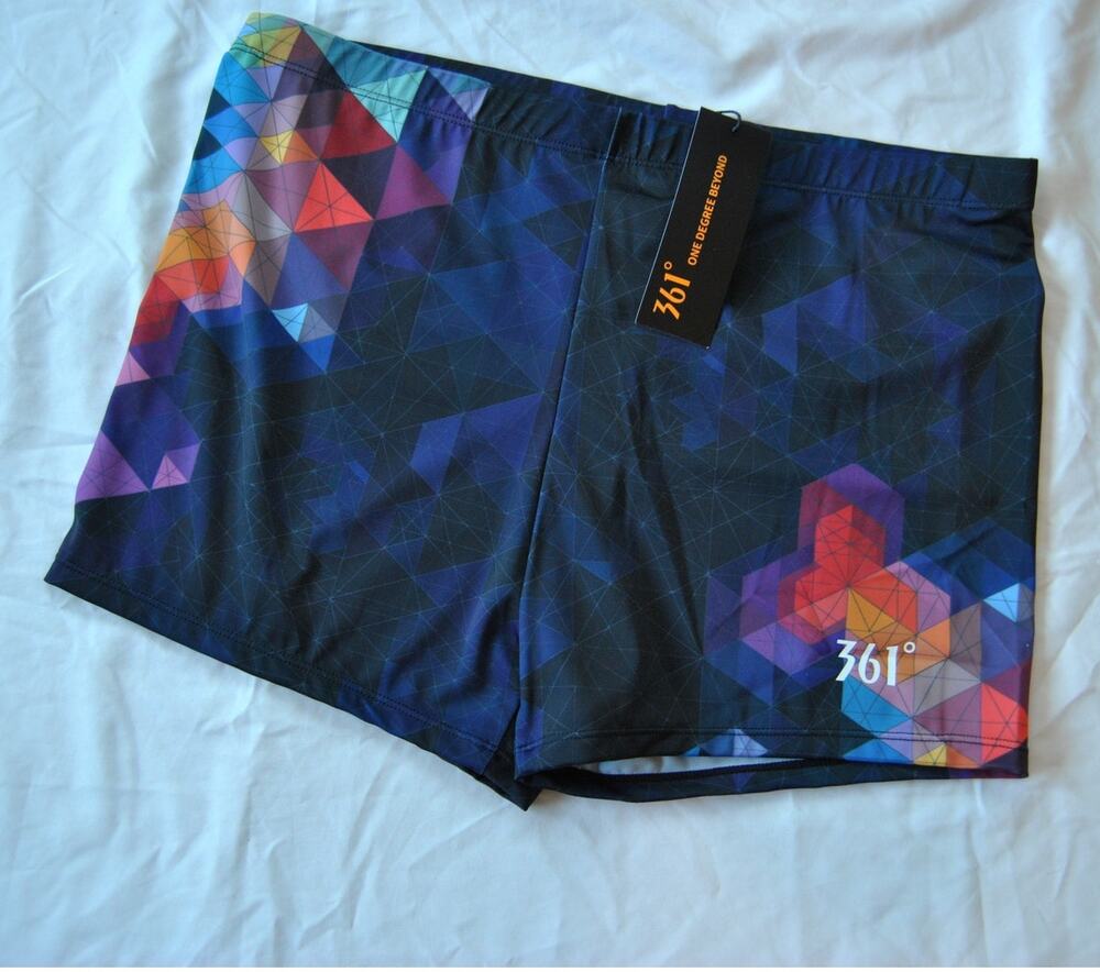 361 Swim Shorts Colorful Geometric Design  3-XLarge